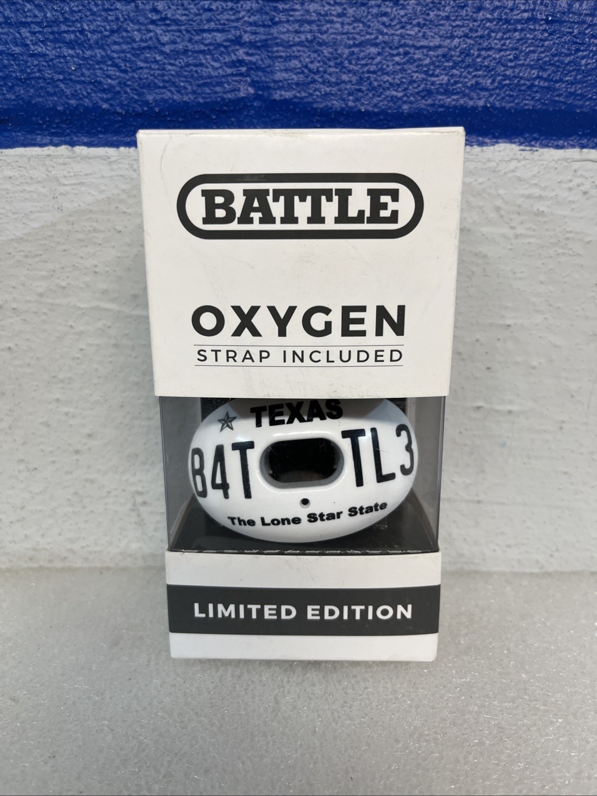 Battle Sports Oxygen Lip Protector &  Mouthguard Texas Limited Ed New Sealed