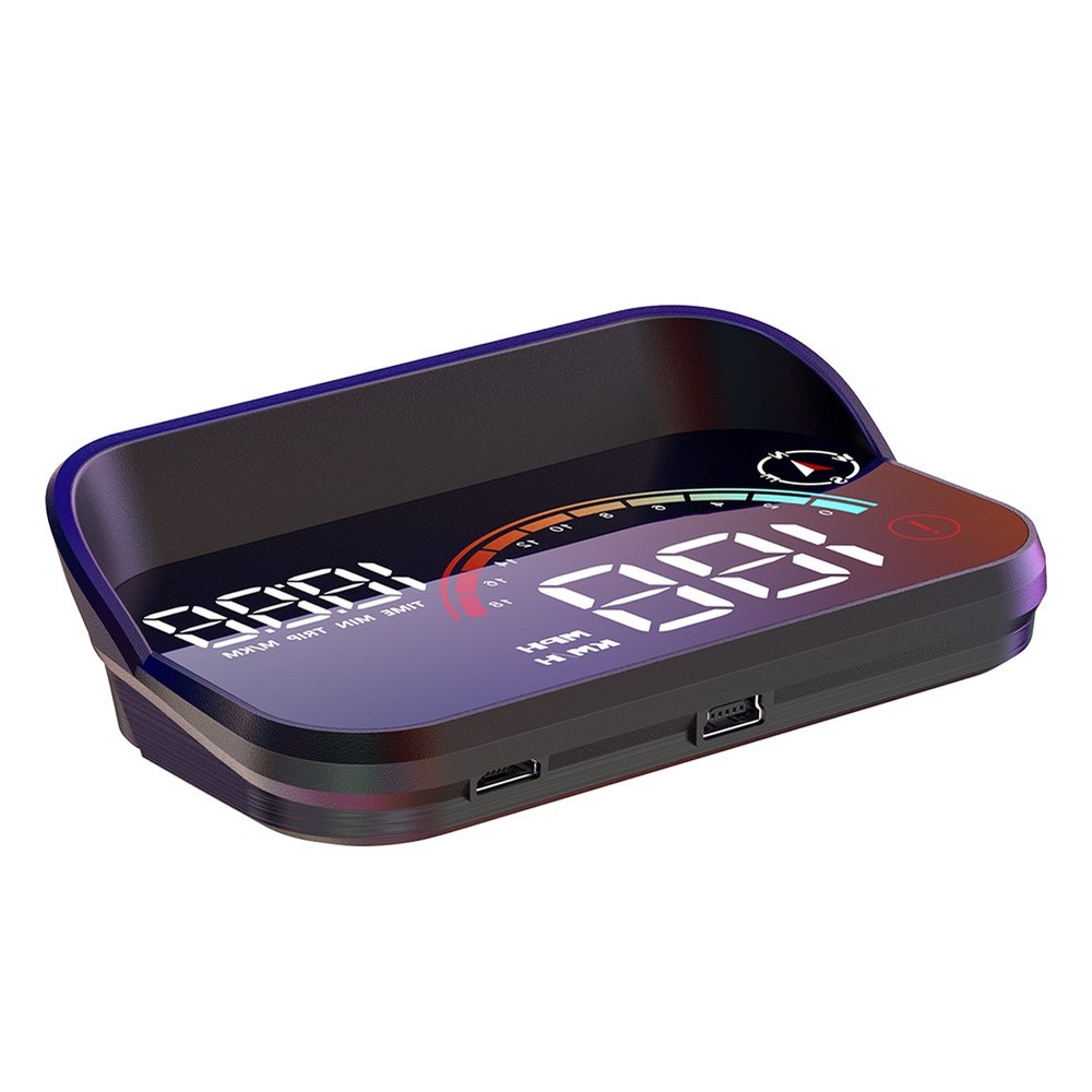 Speedometer HUD, Onboard Computer Head Up Display Gadgets Smart Time Compass