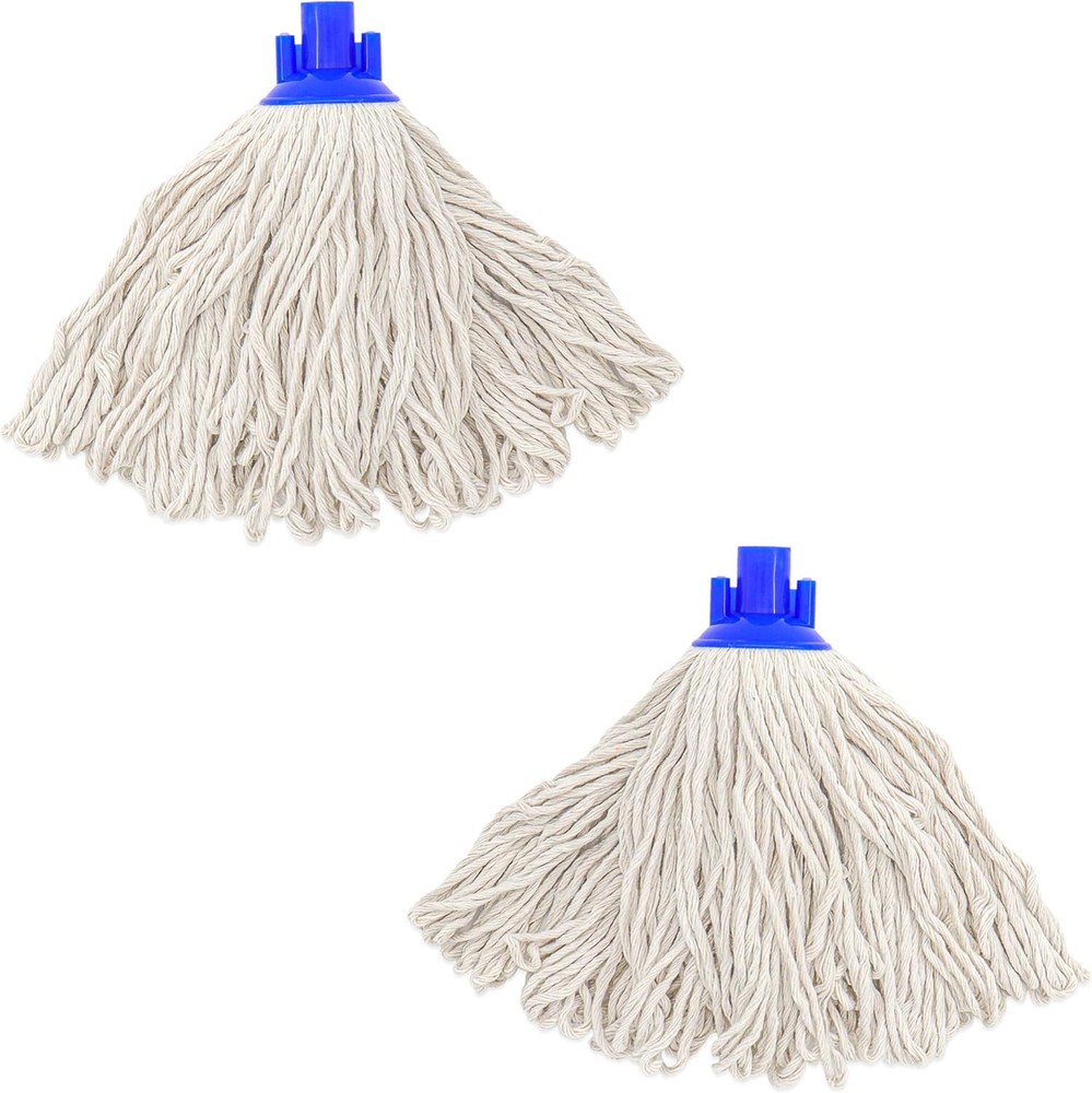 Cotton String Screw on Mop Replacement Head Compatible with All White