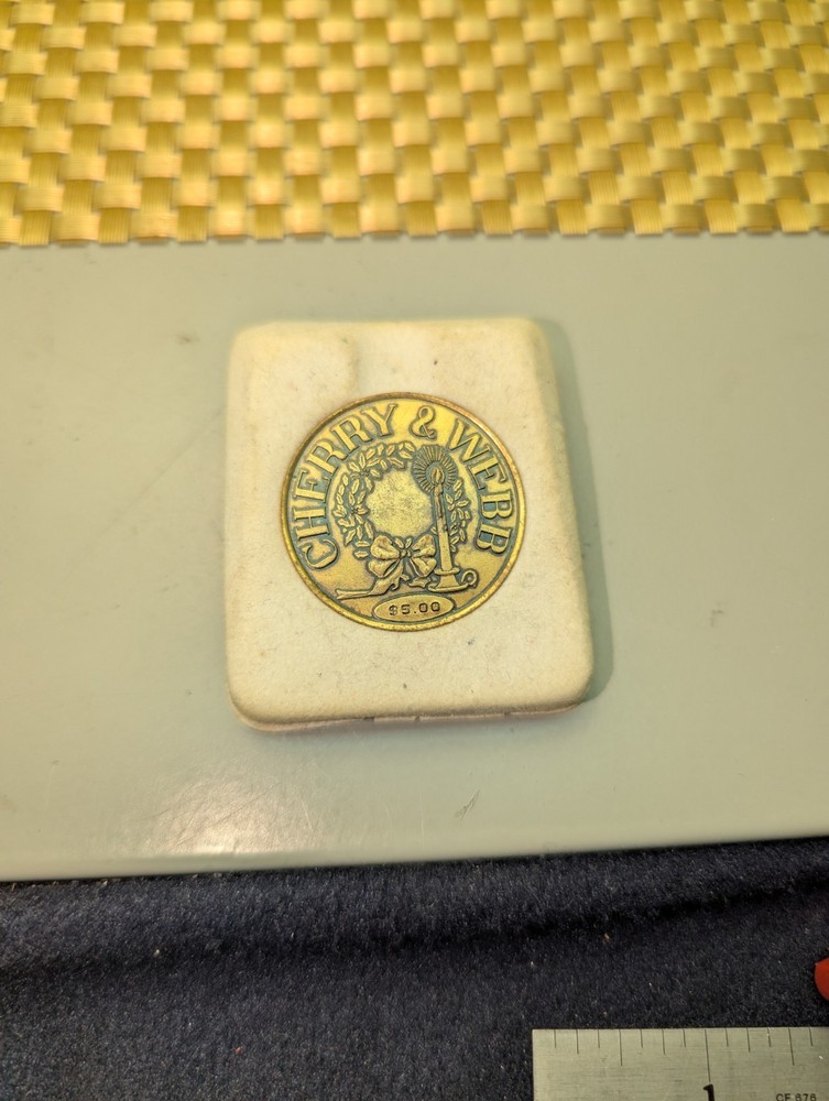 Vintage Cherry & Webb $5.00 Token