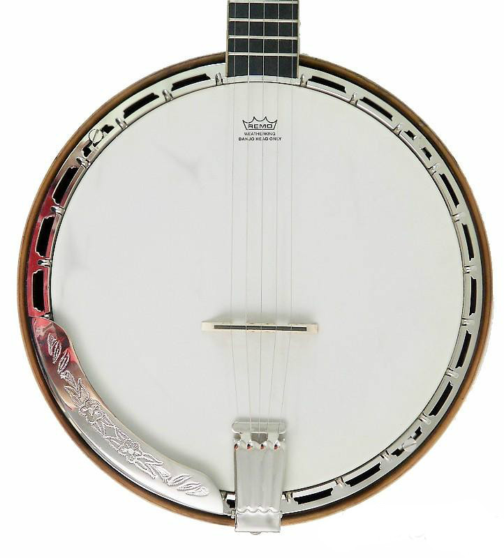 Engrave pattern Banjo Armrest, chrome color surface,1 piece