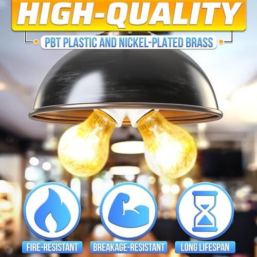 4 Pack E26 Light Socket Splitter Adapter Y-Shape Lamp Holder Converter