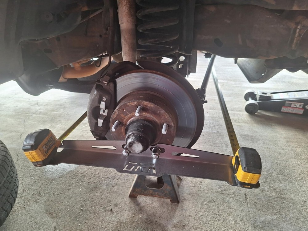 2Pc Toe Alignment Tool Plates Adjust for Trailer Jeep Front/Rear End Tire Wheel