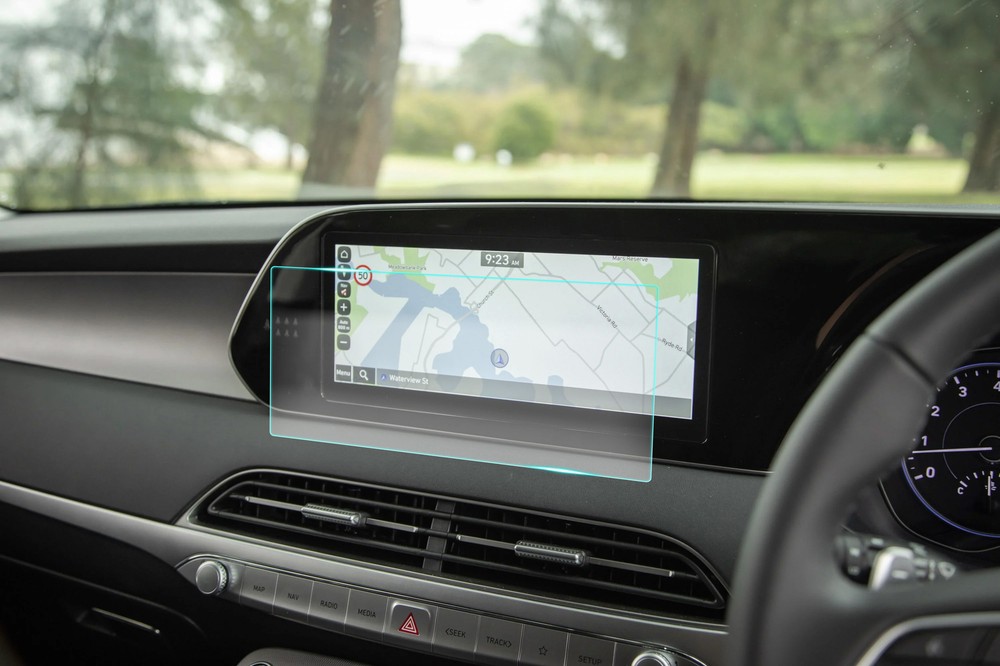 Crystal Clear Screen Protector for 2022 Hyundai Palisade Vehicle Navigation