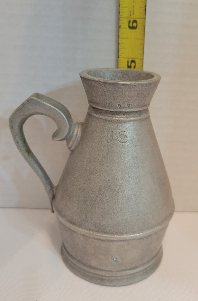 VTG Irish Pewter Haystack Noggin Measuring Pitcher