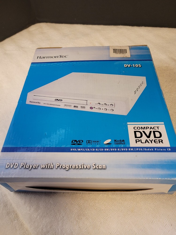 Harmon Tec DV-105 Progressive Scan DVD Player New