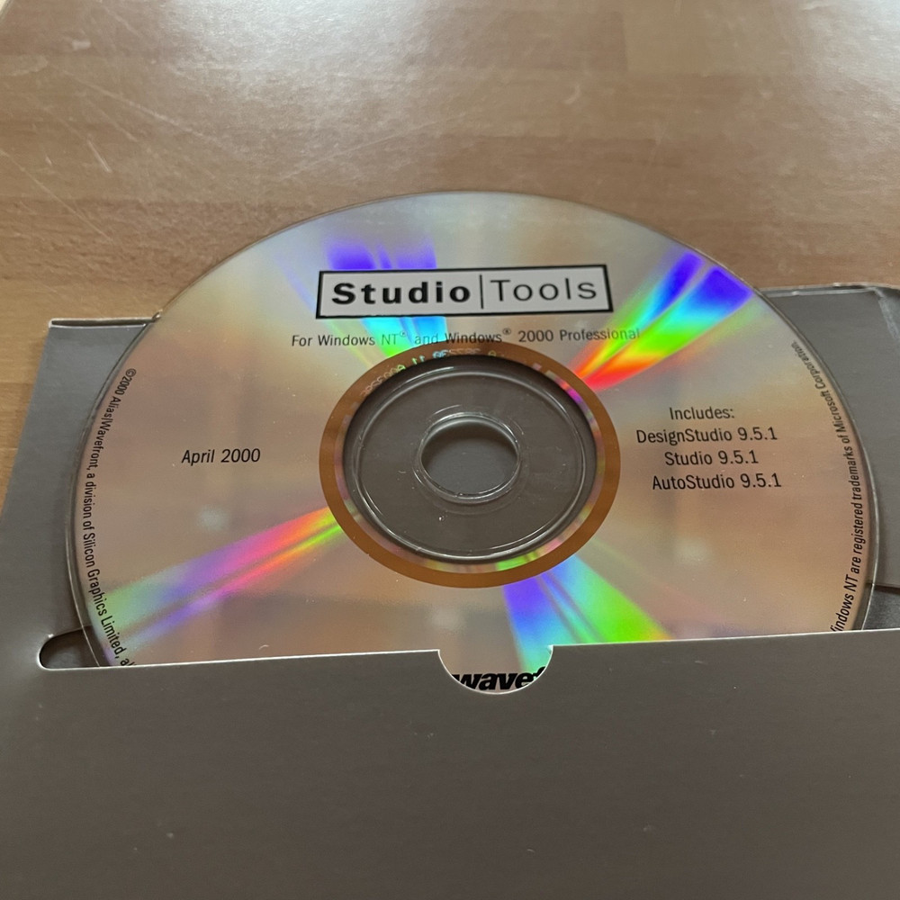 Alias | Wavefront Studio Tools 9.5