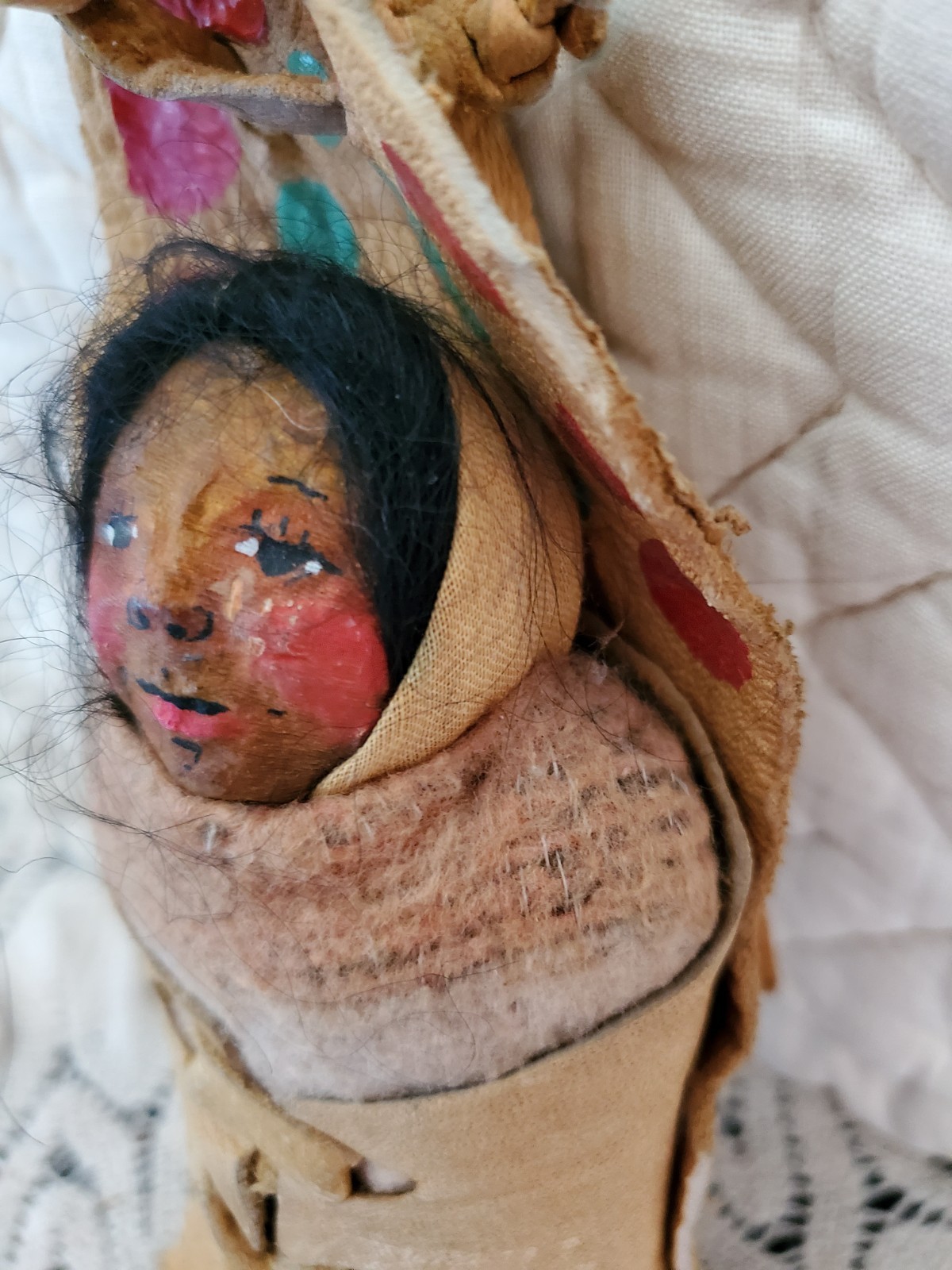 Early Mary Frances Woods Native American Indian Doll Pre Skookum Papoose