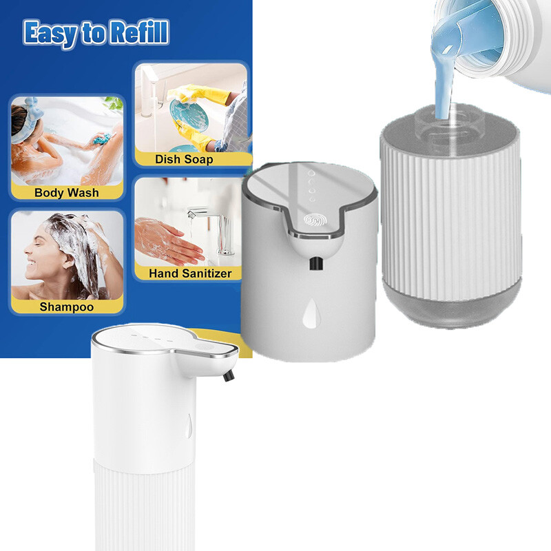 Automatic Touchless Foaming Soap Dispenser IR Sensor for Kitchen Bathroom 350ML