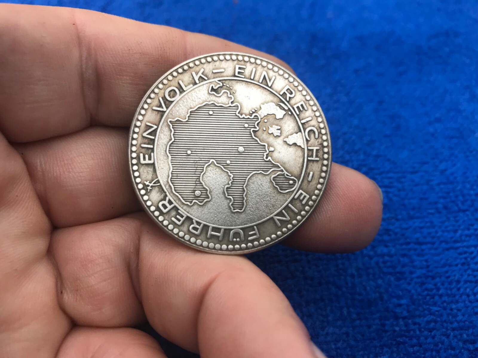 1938 GERMAN ANSCHLUSS ANNEXATION OF AUSTRIA WWII COMMEMORATIVE COIN