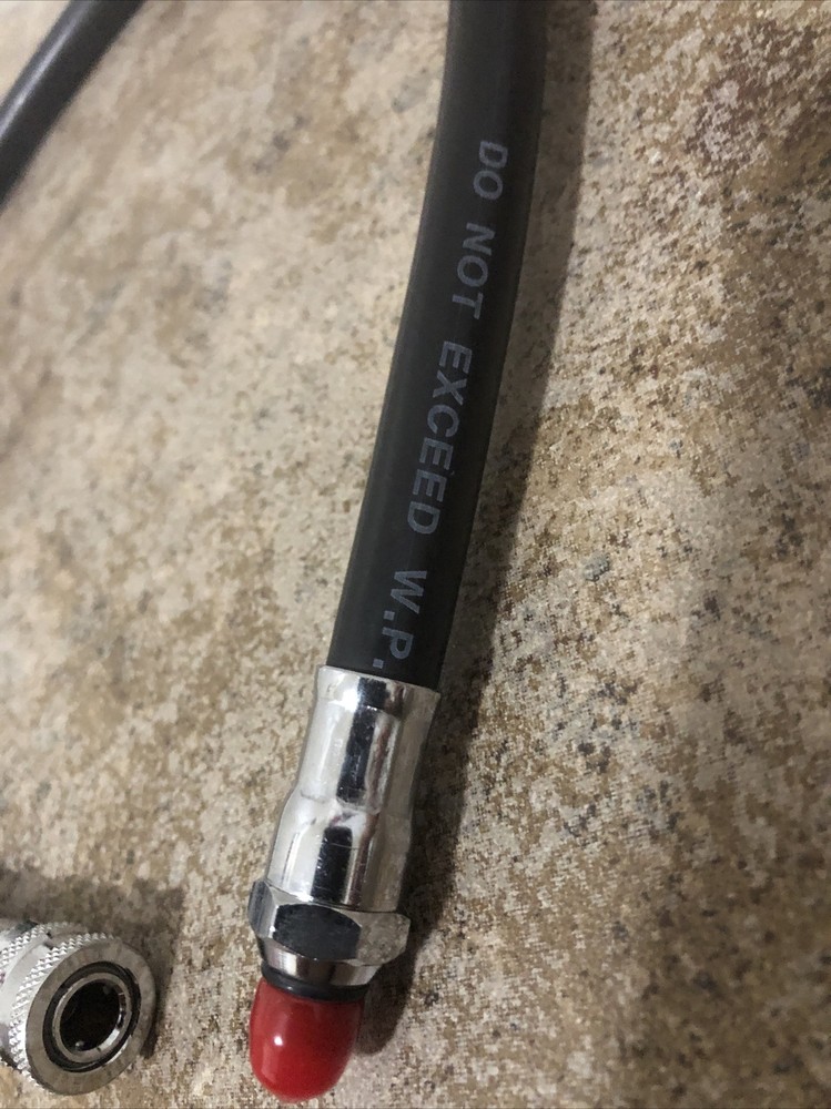 BCD Inflator Hose 29 inches Black Super Rubber Quick Release Fitting