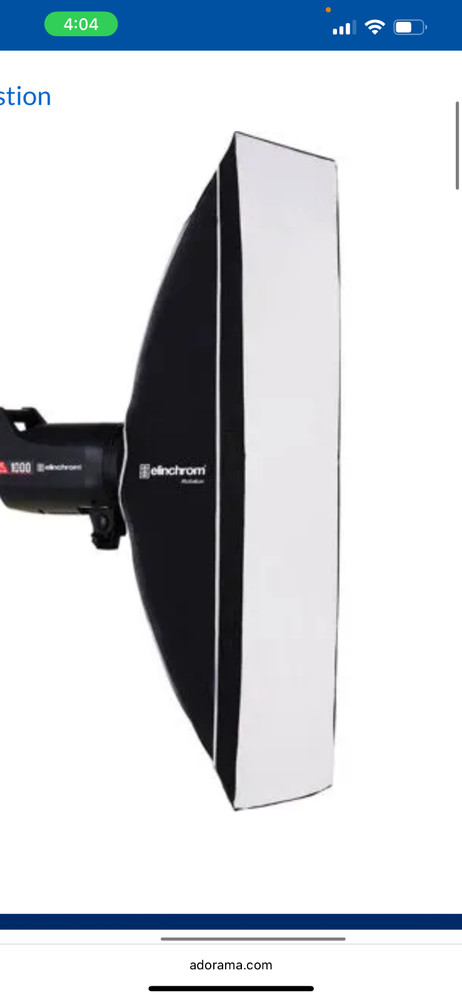 edelchrom rotalux softbox 14” x 35”