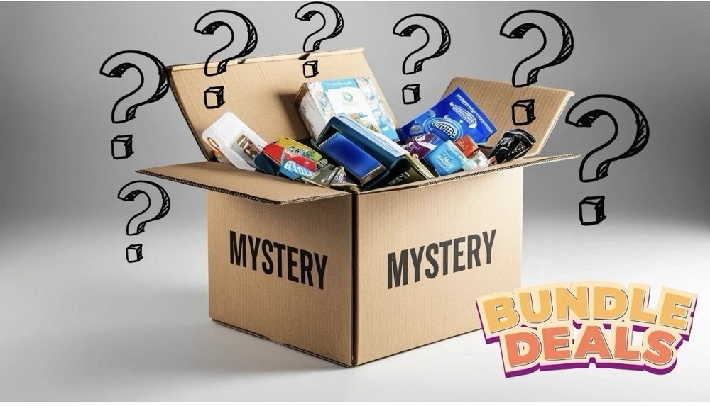 Mystery Boxes Assorted Categories and Items, 5-Pack