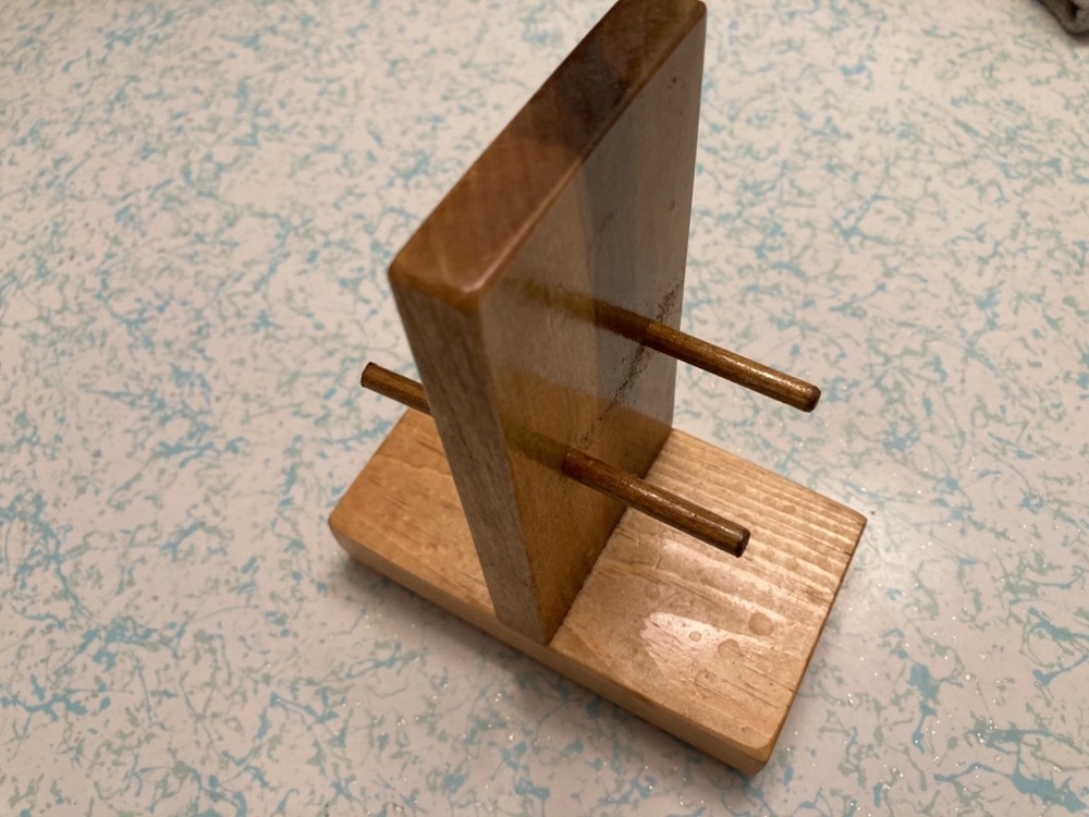 Shaving Brush Stand for Two Brushes
