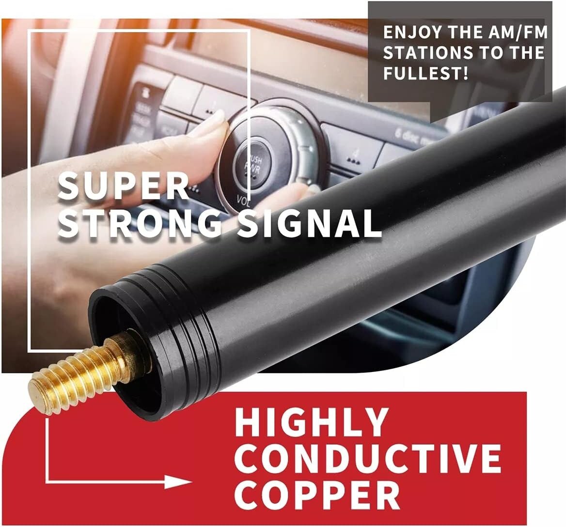 antena de bala para camioneta auto carro Con adaptador Universal Antenas balas