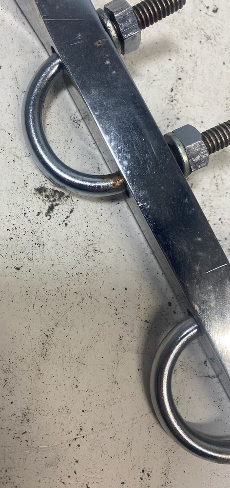 Harley-Davidson Sportsters Chrome Twisted Highway Bar Double Loop without Pegs