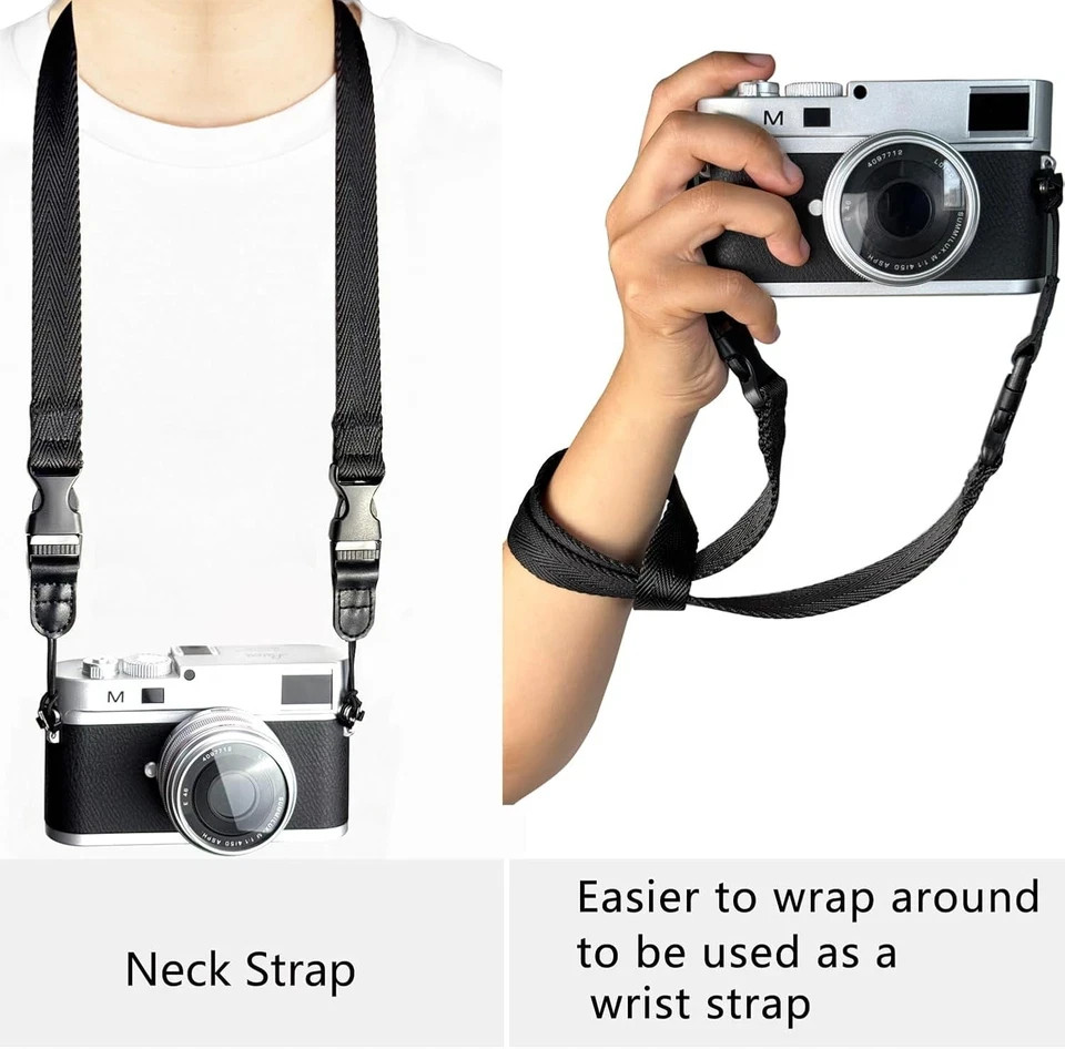 Camera Neck Strap/Thin Washable Soft Strap or Binoculars Strap,39...