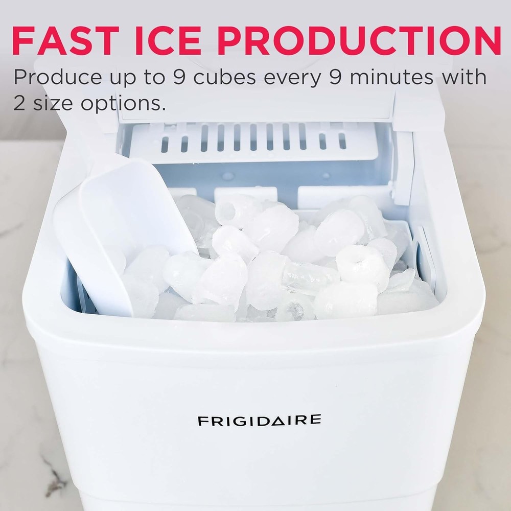 Countertop Ice Maker Machine Portable 26 lb per Day Compact EFIC108
