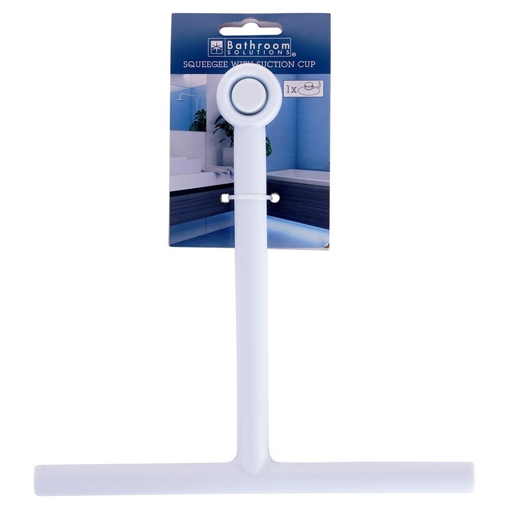 Window squeegee, water squeegee, water scraper with suction cup