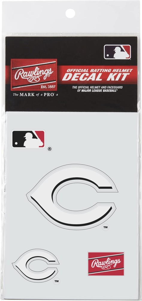 | MLB Authentic Baseball Helmet Decal Kit | Cincinatti Reds