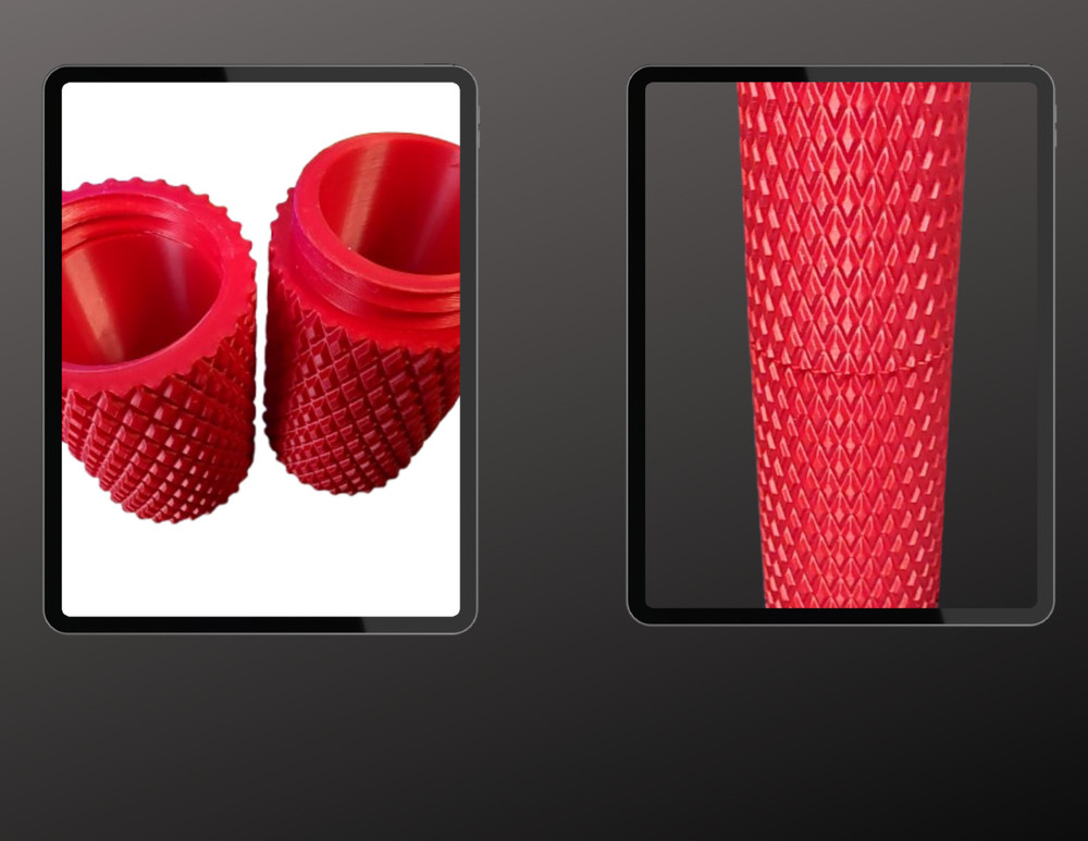 3D PRINTED THREADED STASH CONTAINER (EDC-STASH-MONEY-TECH)