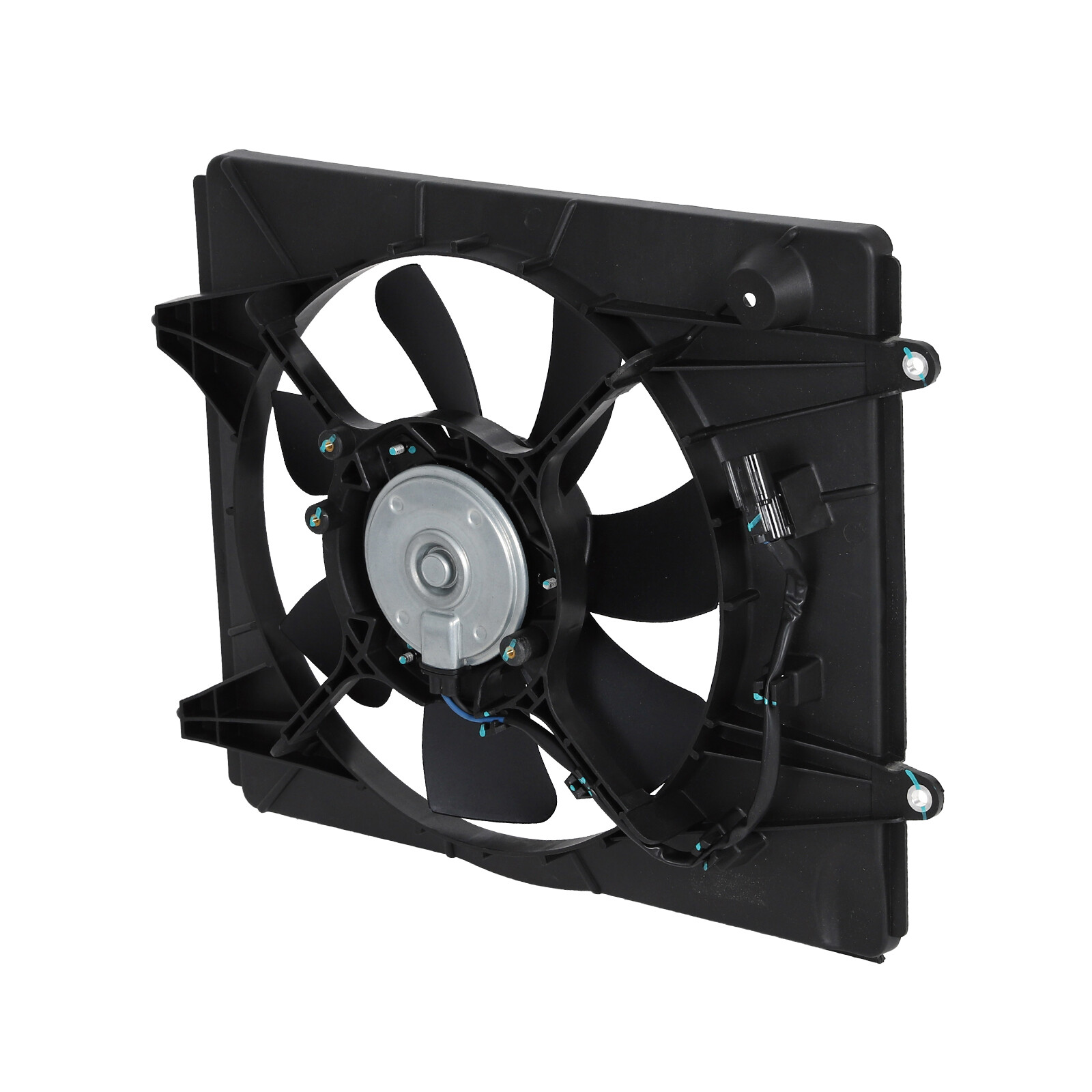 AC Radiator Condenser Cooling Fan For 2010-2016 Honda CR-V CRV 2.4L Left+Right