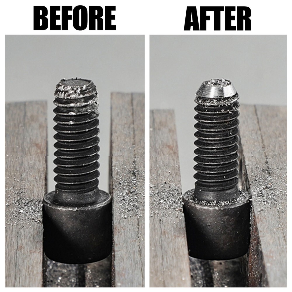 Deburring External Chamfer Remove Tool Hex Shank Thread Repair Tool 1/8"-3/4"