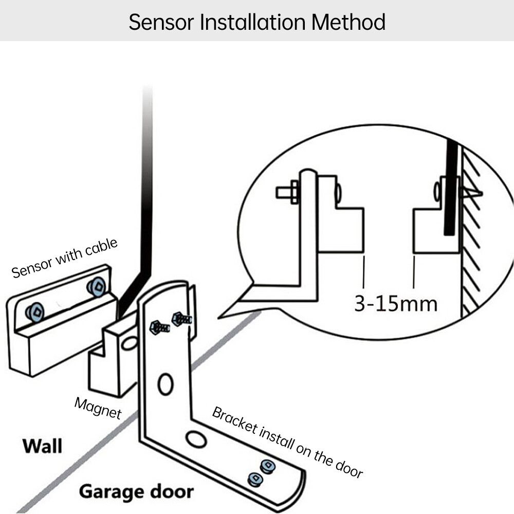 WiFi Smart Garage Door Opener Wireless APP Remote Controller Timer Voice Control