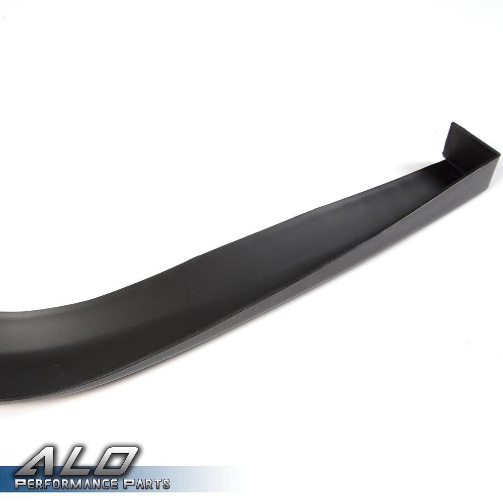 New Black Universal CS Style Under Panel Front Bumper Lip Splitter Chin Spoiler