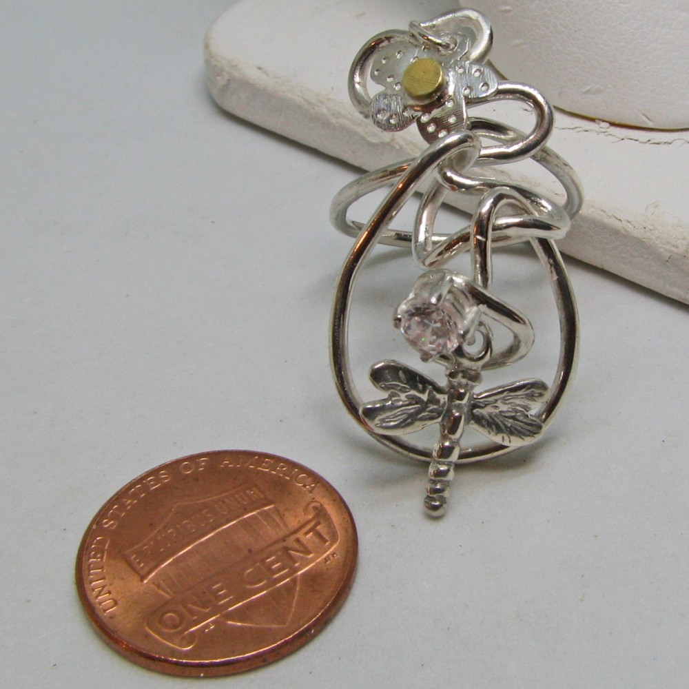 Unique Sterling Silver Hand Crafted Upcycled Flexi-Ring By SoniaMcD