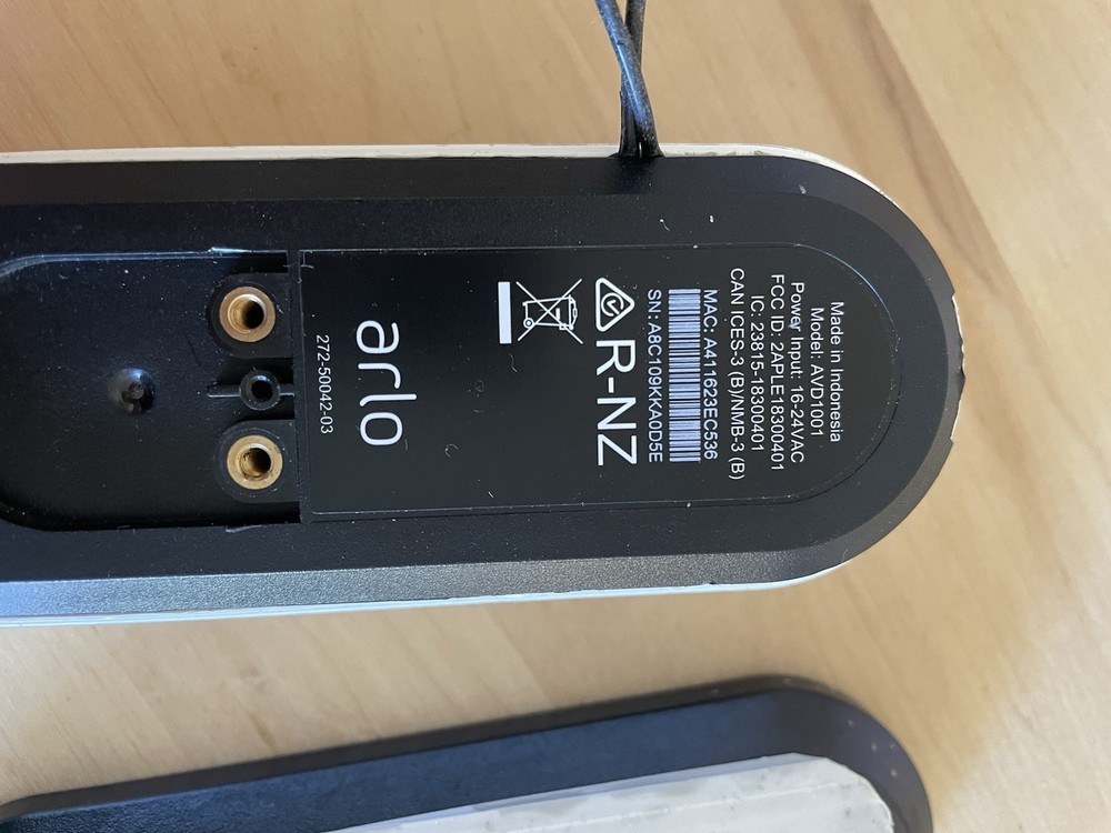 Arlo Video Doorbell with First Gen *Read*