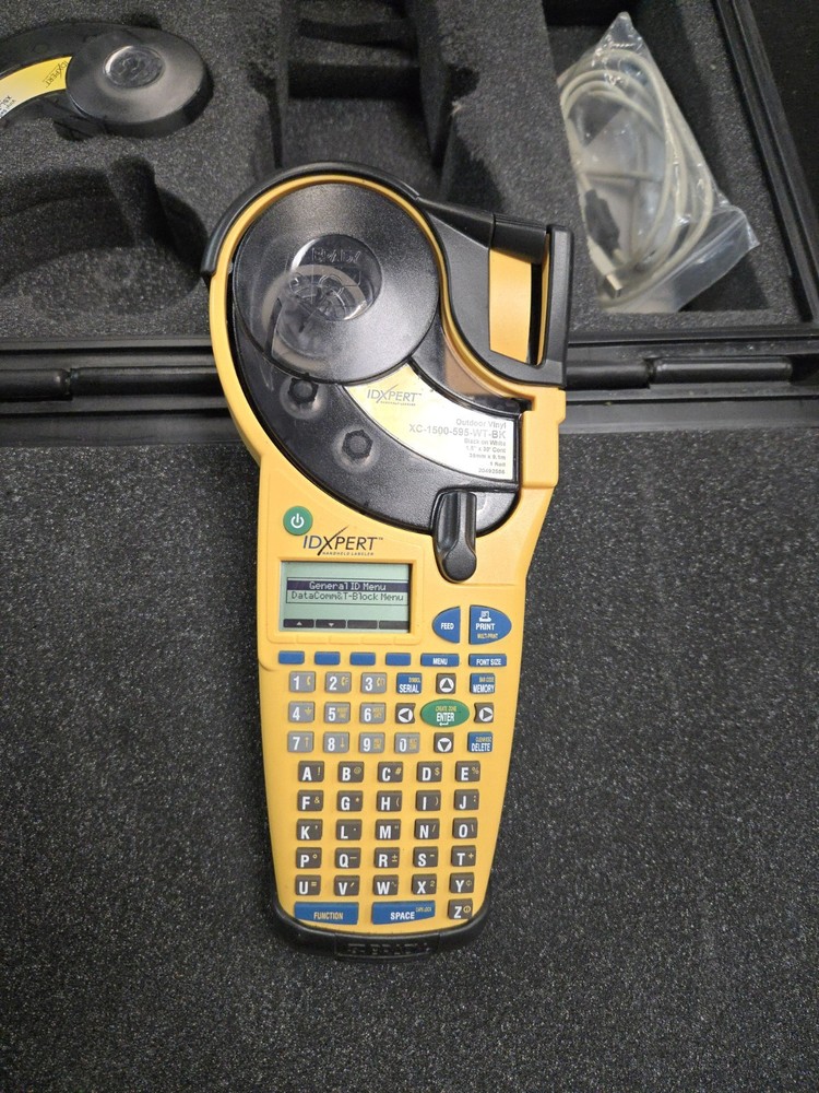 IDXPERT Labeler, Handheld Label Printer, with Case
