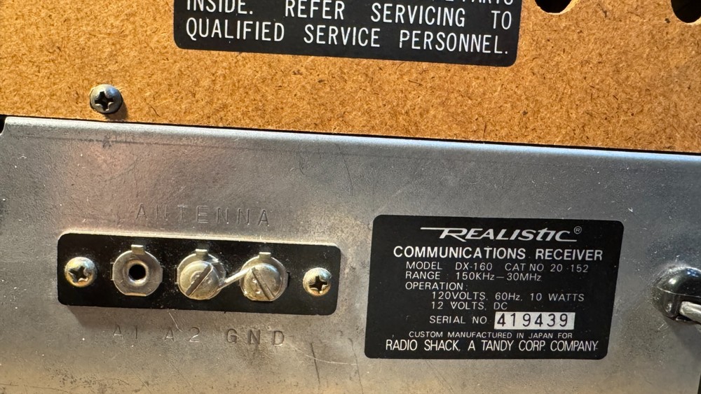 Realistic DX-160 Solid State Communications Receiver -Serviced – Working – AS-IS
