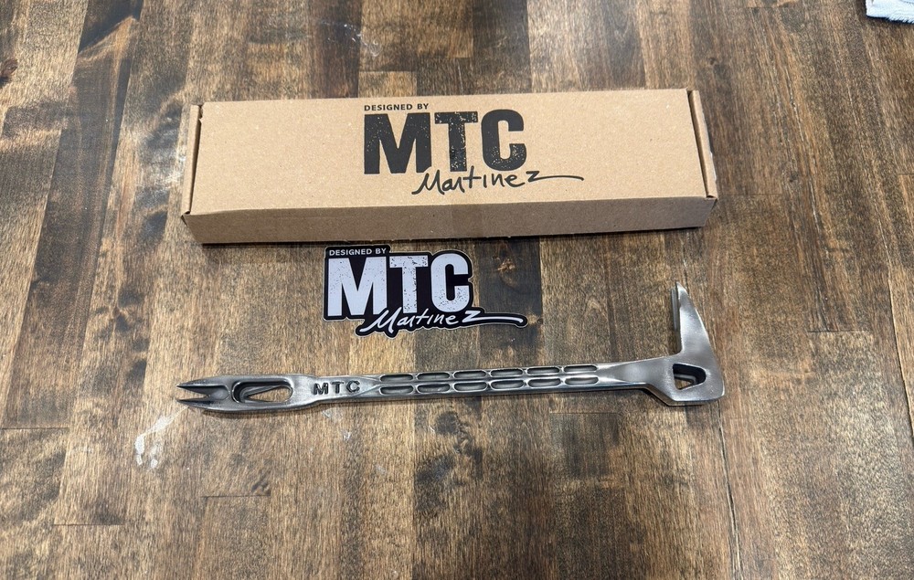 POLISHED MARTINEZ Tool 12” Titanium Framing Nail Puller