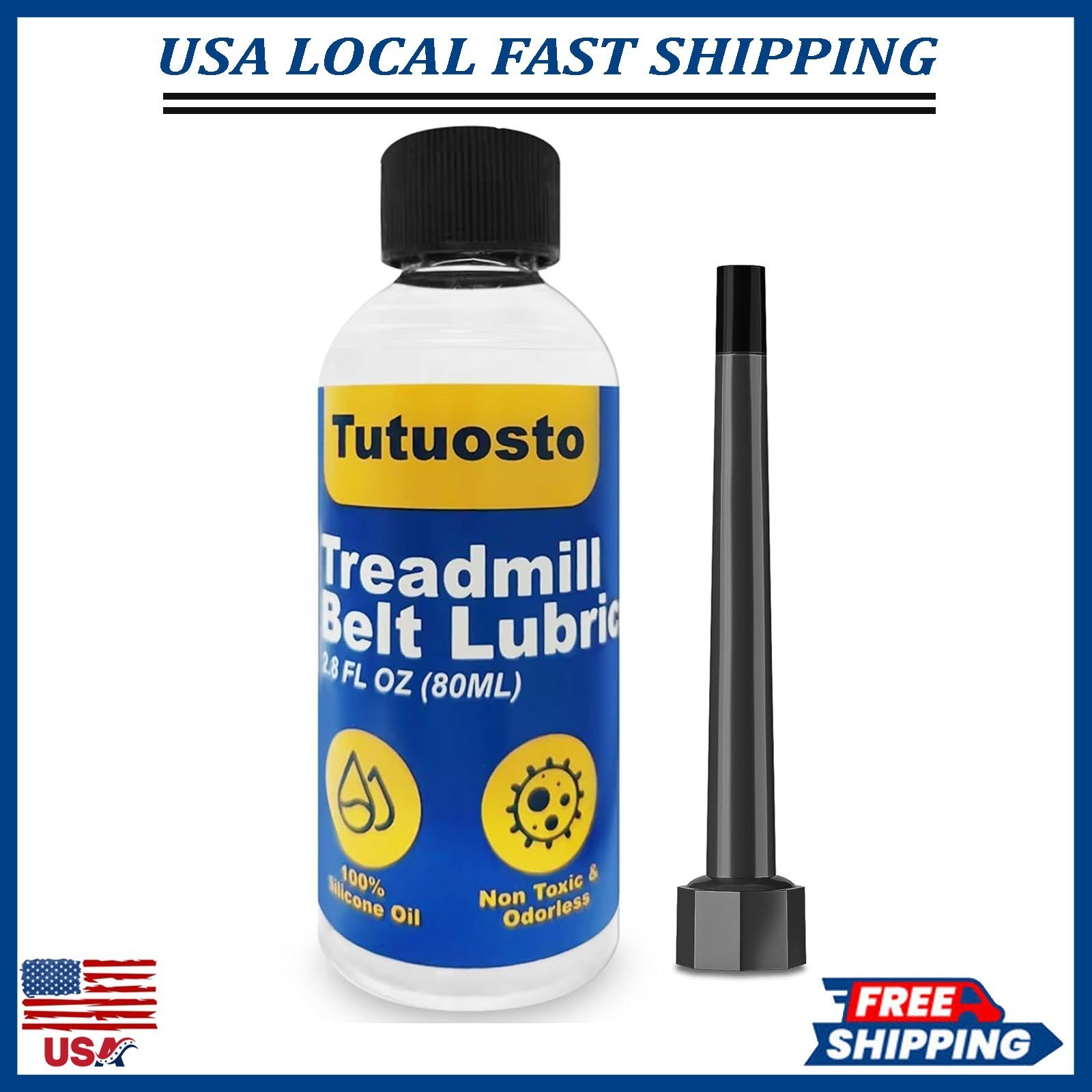 Treadmill Lubricant for Belt, 100% Silicone Treadmill Belt Lubricant, Treadmill