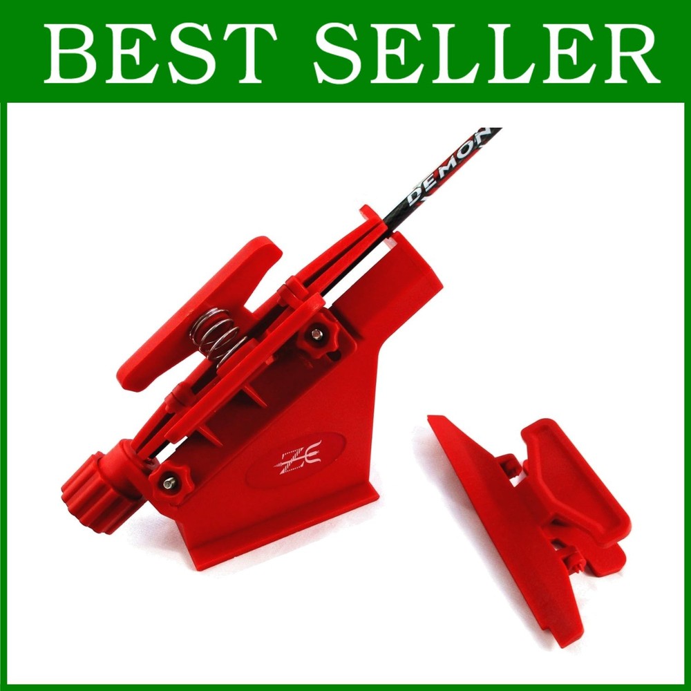 Adjustable Fletching Jig with Clamp