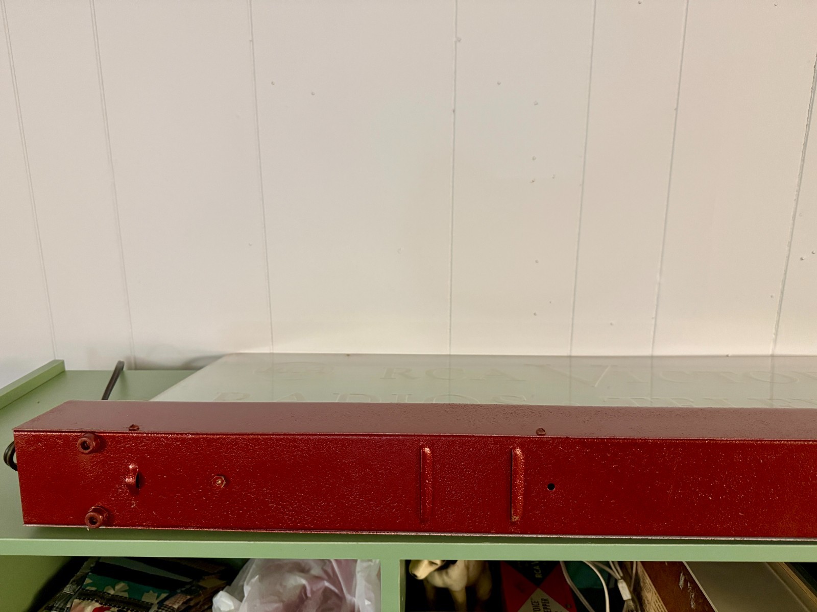 Vintage RCA Victor Radios Television Lighted Store Sign – Untested – Repainted