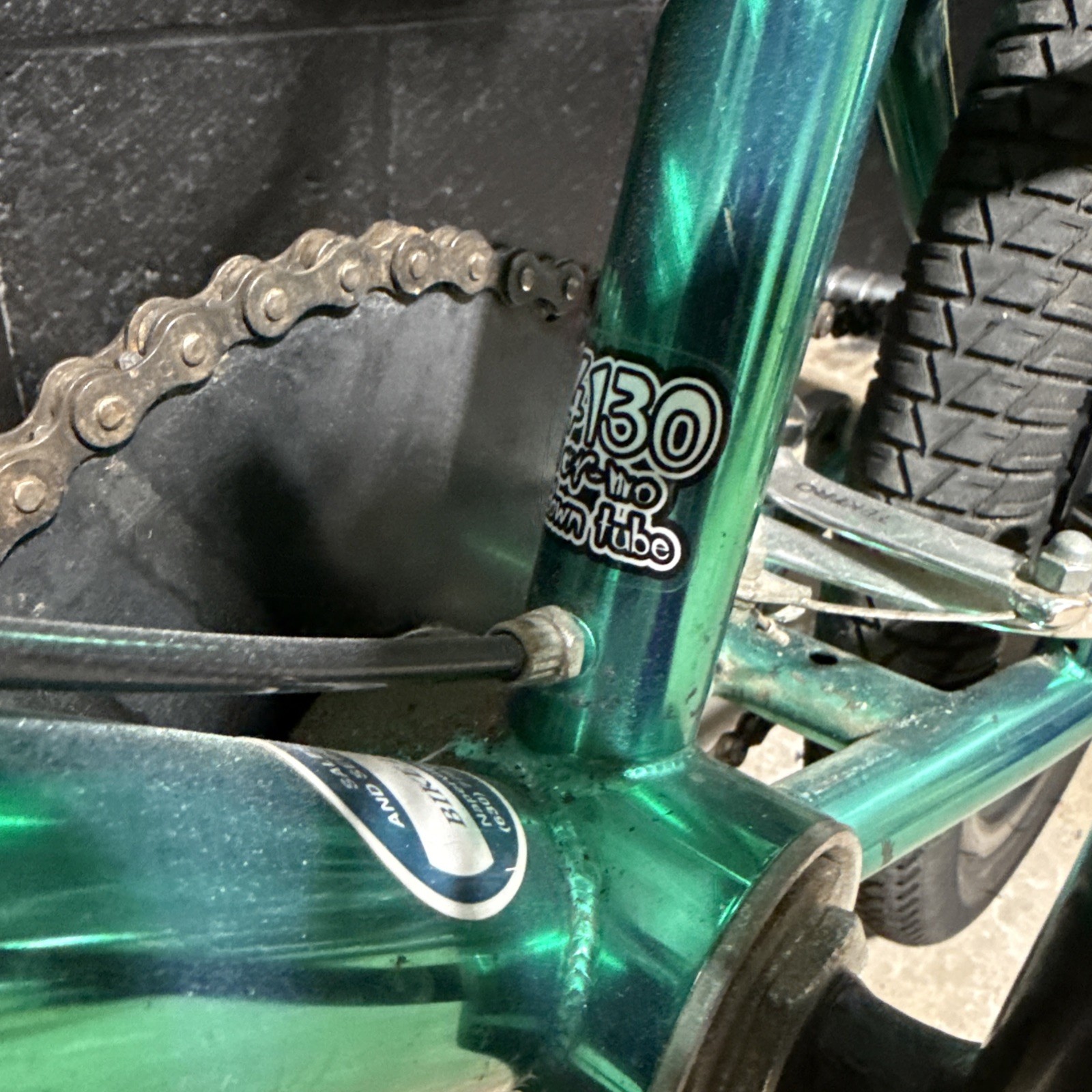 Dyno Air 2000 Gt Mags Freestyle Bike Metallic Green RARE Y2K Bmx Vintage