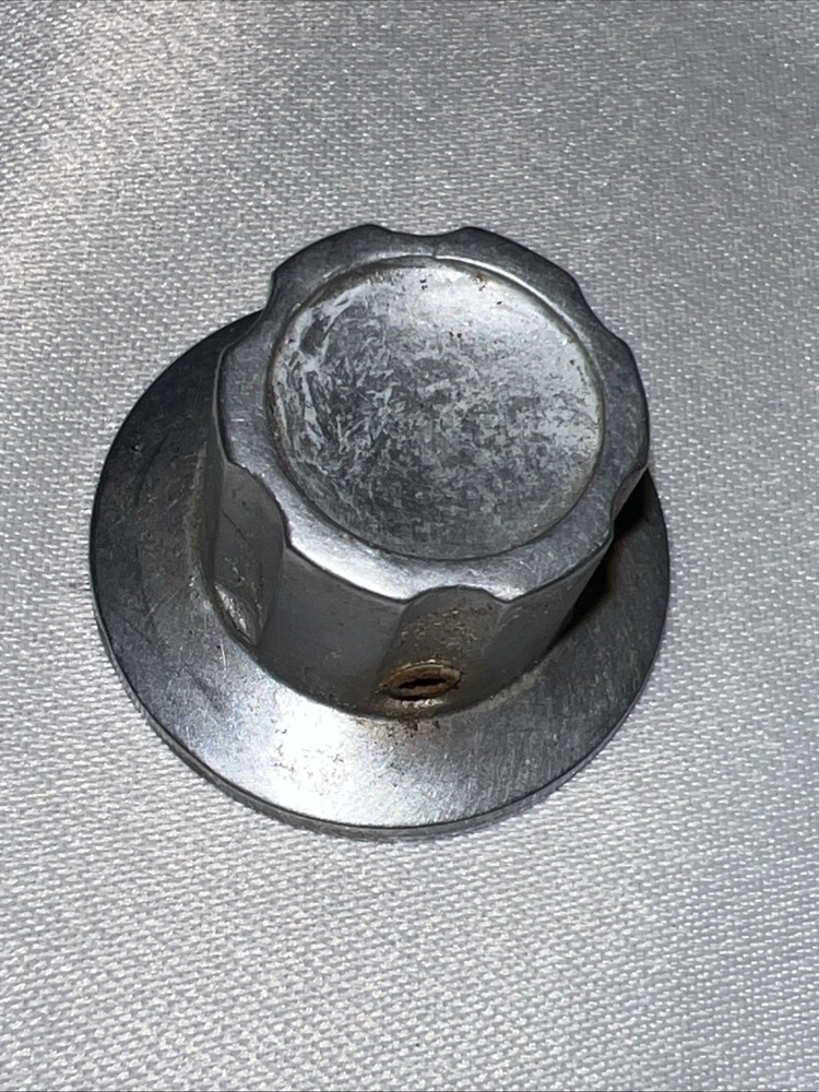 Heathkit Apache Transmitter Small Metal Knob one 1 inch Diameter .
