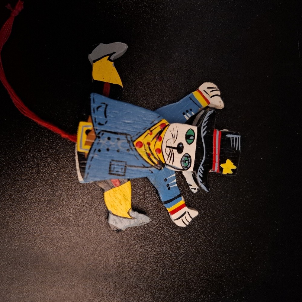 Wooden Pull String Rabbit Vintage