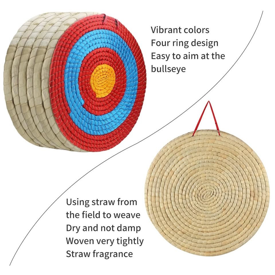 Large Traditional Hand-Made Archery Target