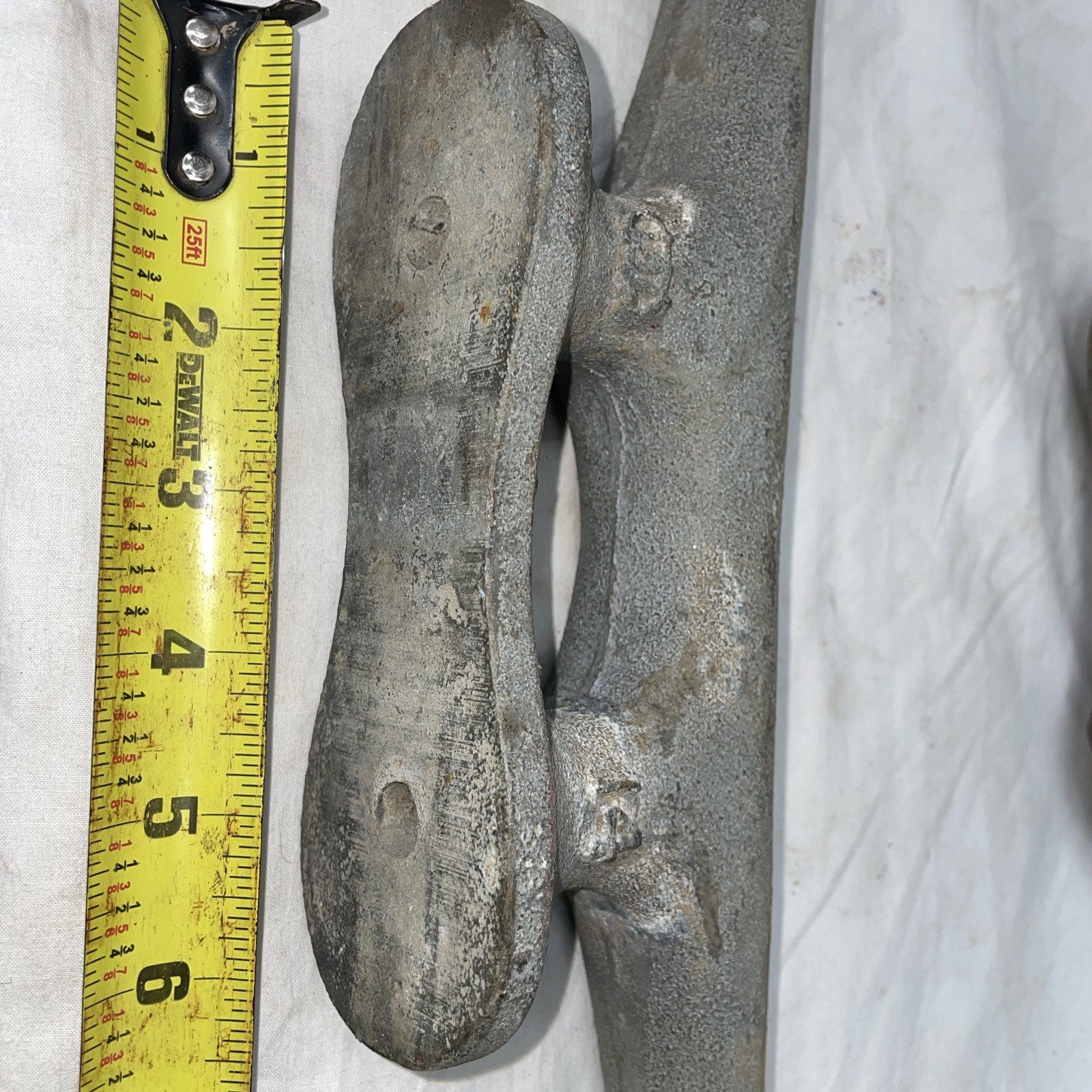 Pair Vintage 14” Boat Dock Cleats Cast Iron Marine Hardware Wilcox Crittinsen