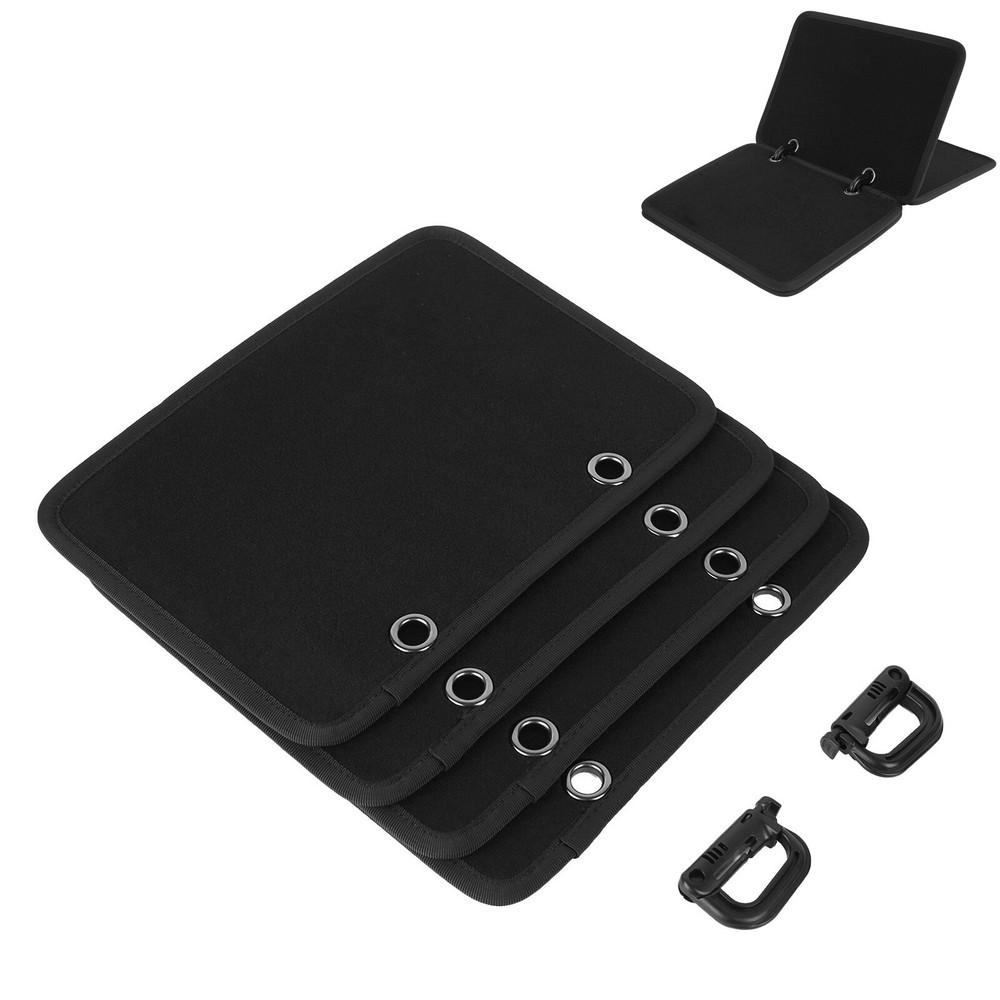 Flip-Page Patch Display Hook & Loop Tactical Patch Board Organizer with 4 Pages