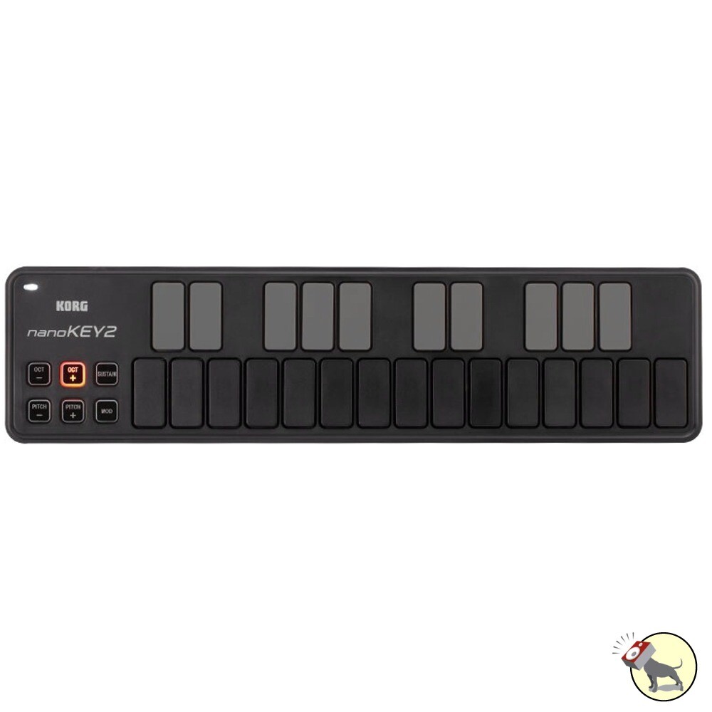 Mint Korg NanoKey2 Slim-Line USB 25-Key Keyboard Controller Black