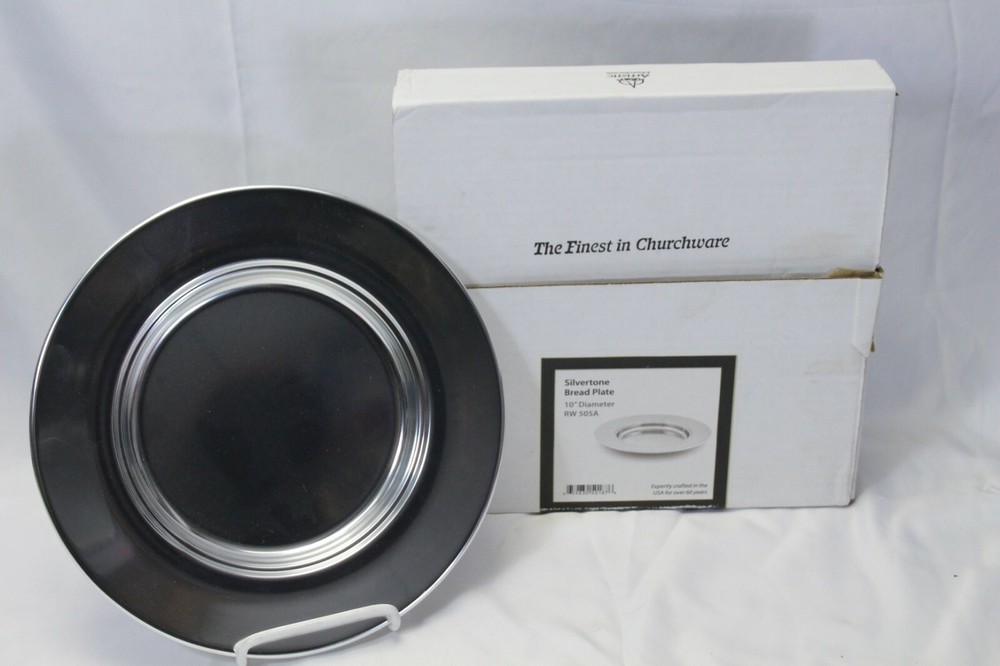 Artistic Silvertone Bread Plate 10" RW505A (A)