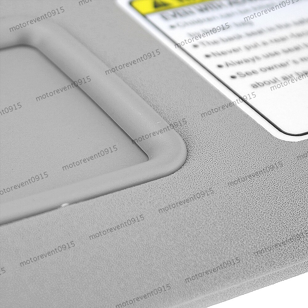 Left Gray Sun Visor Sunvisor For 2008-11 2012 13 Highlander W/ Light MO