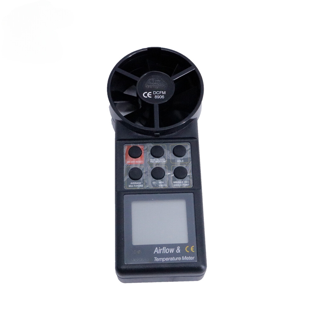 AZ8906 Digital Anemometer Multifunctional Air Flow Tester Temperature Meter