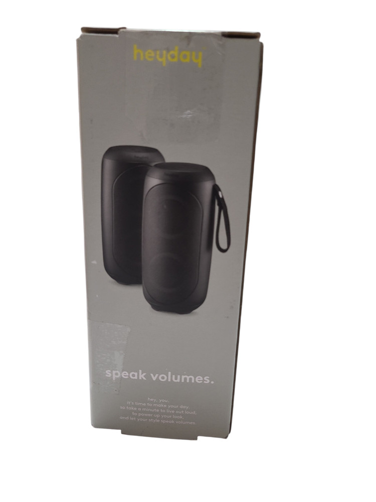 heyday - Portable Bluetooth Speaker Black