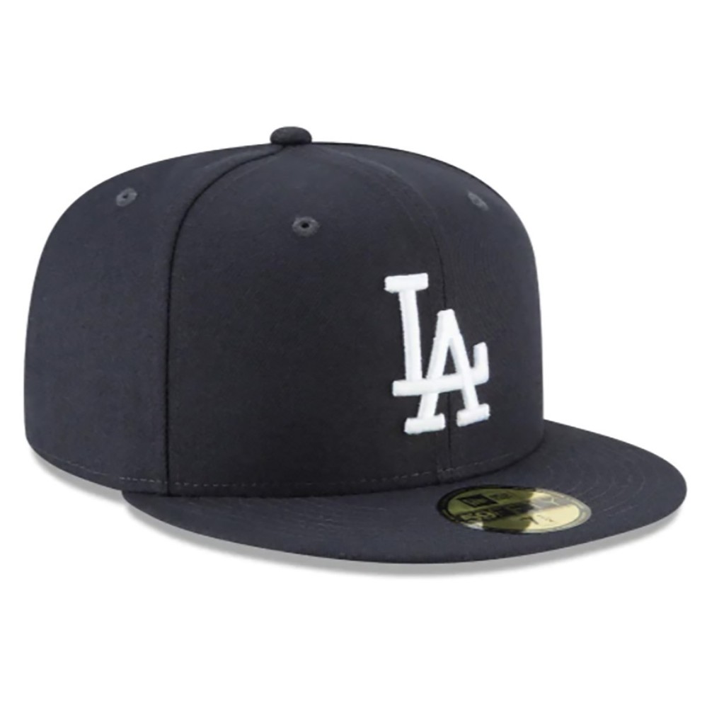 Brand New 59FIFTY Baseball Cap - MLB LA Dodgers Basic Navy Fitted Hat