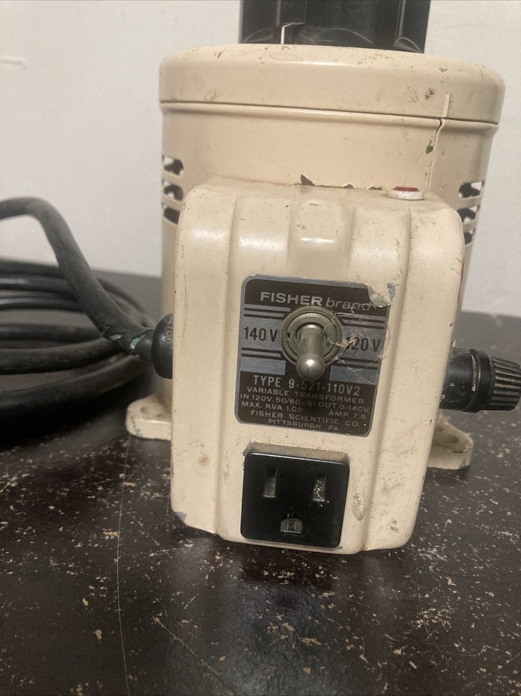 Fischer Brand Variable Transformer 0-140V Type 9-521-110V2